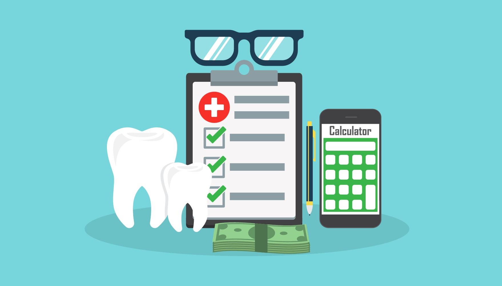Tooth and calculator