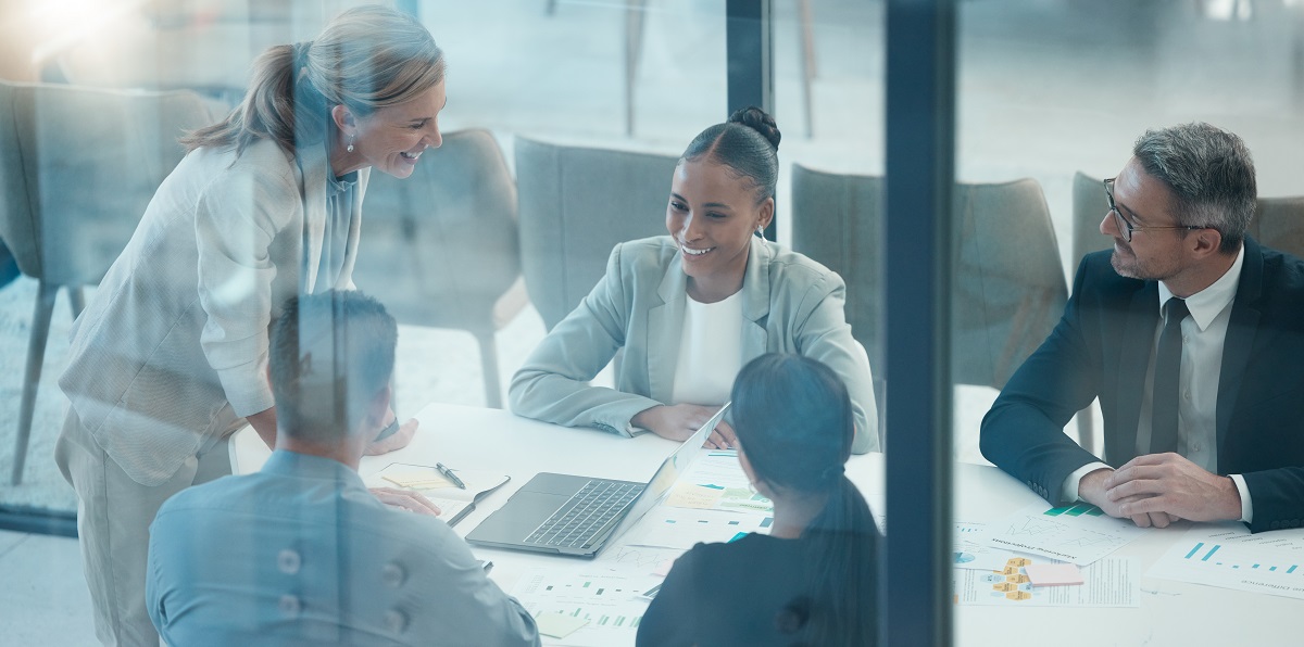 Business people in a meeting room