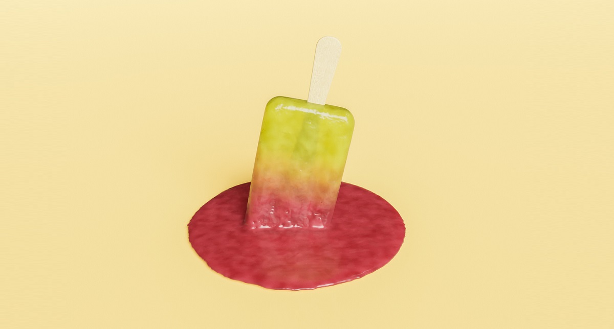 Melted popsicle