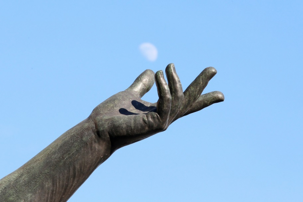 Hand of statue