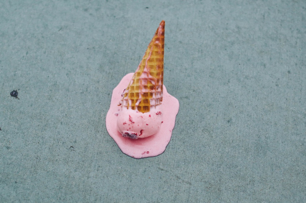 Fallen ice cream