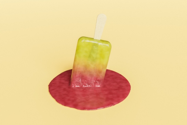 Metled popsicle