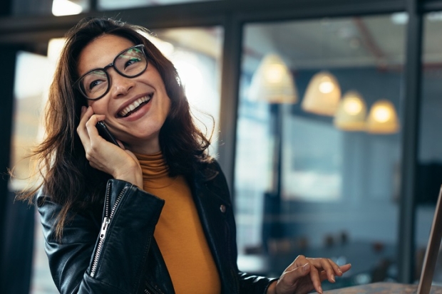 Woman on the phone