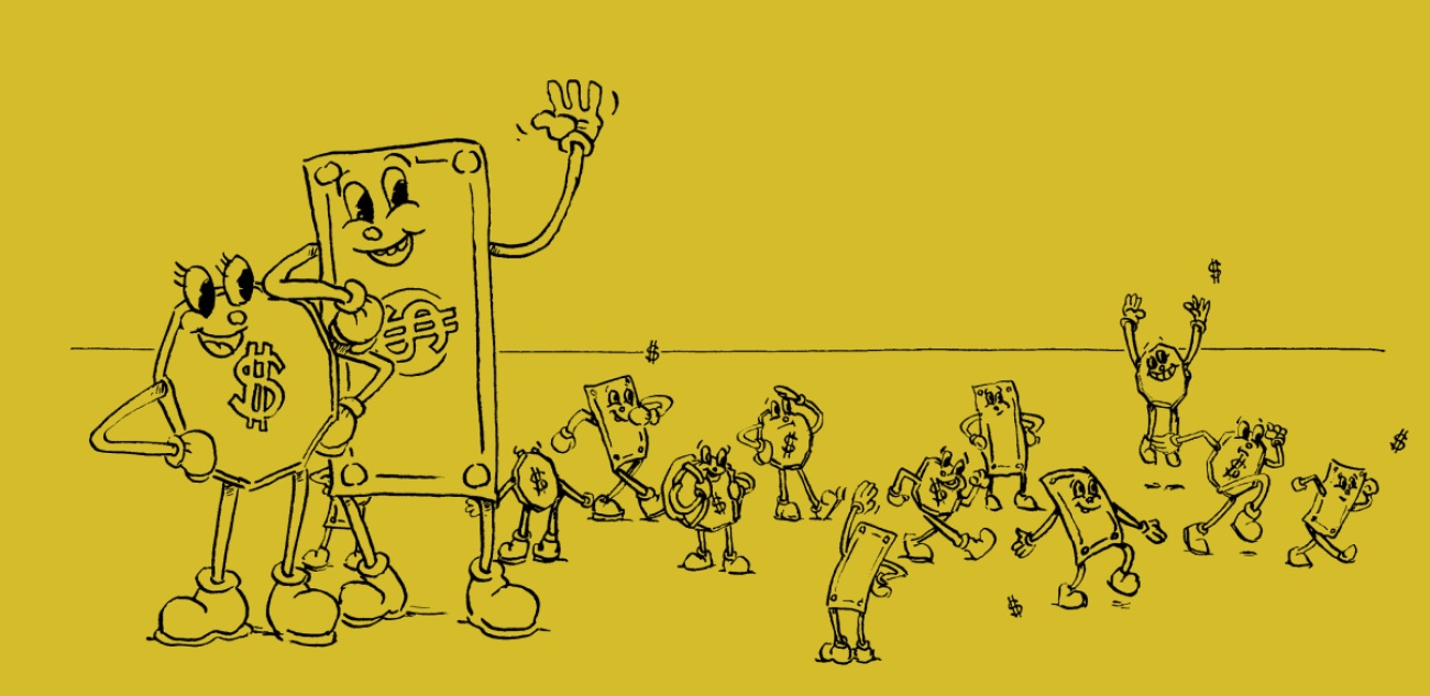 Cartoon money