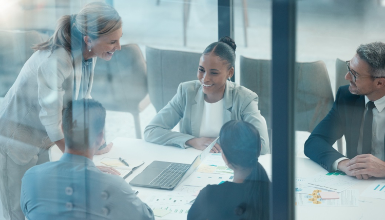 Business people in a meeting room